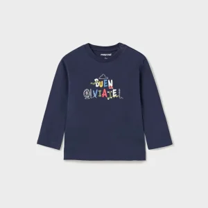 camiseta niño azul marino