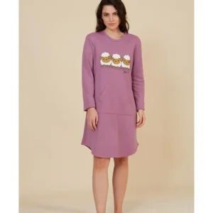 Camisón afelpado algodón «lady Belty» (REF. 0522k-08)