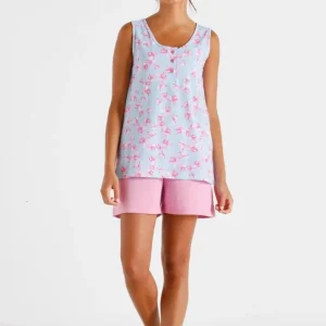 Pijama corto 100% algodón «Lady Belty» (REF. 0107j-04)