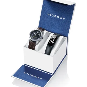 Reloj y pulsera actividad negra – Viceroy