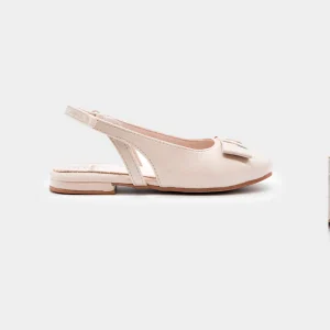 Bailarina destalonada lazo color crudo