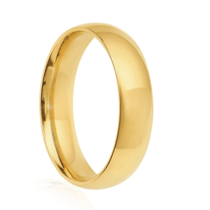 Alianza 5 mm. de ancho curva brillo