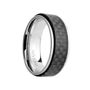 Anillo fibra de carbono 8 mm.