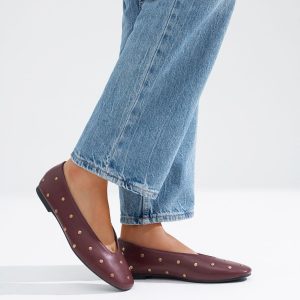 BAILARINAS TACHUELAS BURDEOS