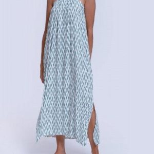 VESTIDO ZIGZAG VERDE