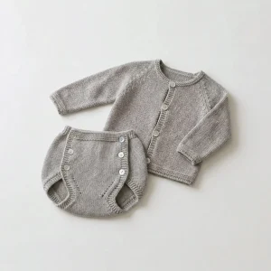 Conjunto perlé beige