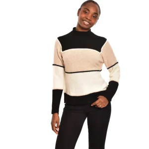 JERSEY FINO FRANJAS- NEGRO