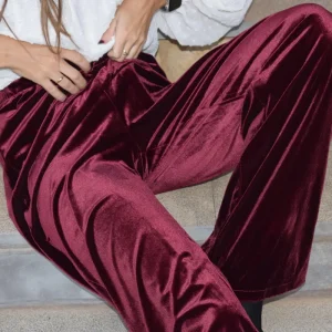 PANTALÓN TERCIOPELO BURDEOS