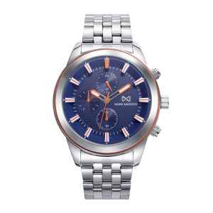 Reloj con bisel detalle naranja – Mark Maddox