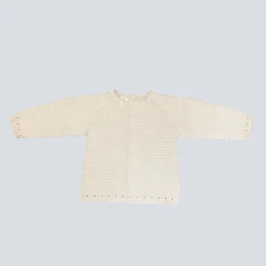 Jersey bebé lana crudo