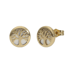 Pendientes nácar árbol de la vida
