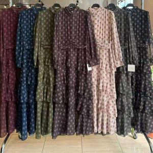 VESTIDO AMAPOLA GASA FLORES