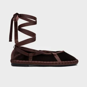 MERCEDITAS VELVET CINTA BROWN