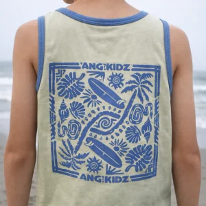 Polo Manga Cero Bividi Niño Algodón Verde Estampado Espalda