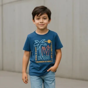 Polo Niño Surf´Up - Azul (100% algodón)