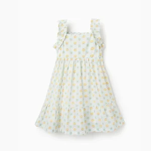 Vestido casual, claro con flores