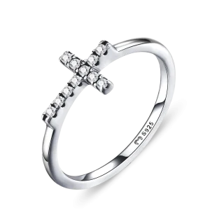 Anillo Cruz Religiosa