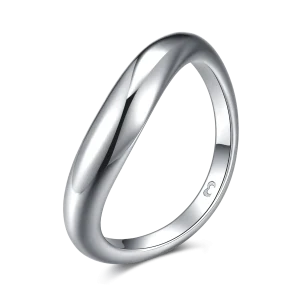 Anillo Curva Pulida