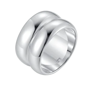 Anillo Doble Relieve Espesor