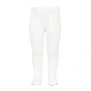 Leotardos básicos canalé BLANCO 200